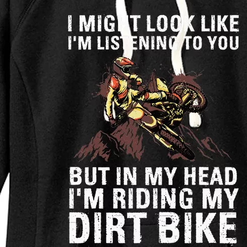 Best Dirt Bike ArtFor Men Women Motocross Dirt Bike Lover Women's Fleece Hoodie