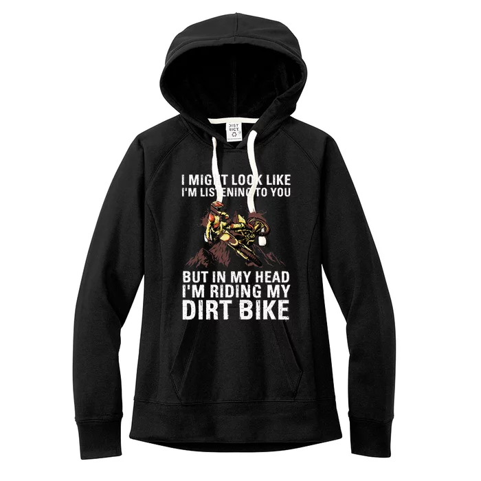 Best Dirt Bike ArtFor Men Women Motocross Dirt Bike Lover Women's Fleece Hoodie