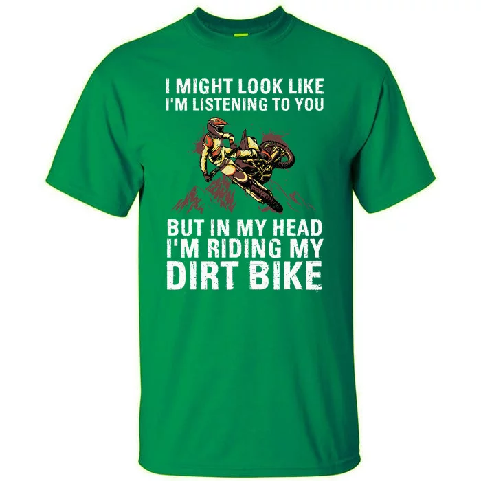 Best Dirt Bike ArtFor Men Women Motocross Dirt Bike Lover Tall T-Shirt