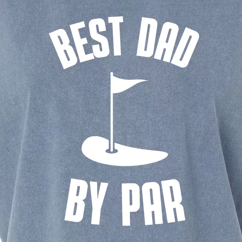 Best Dad By Par Funny Golf Garment-Dyed Women's Muscle Tee