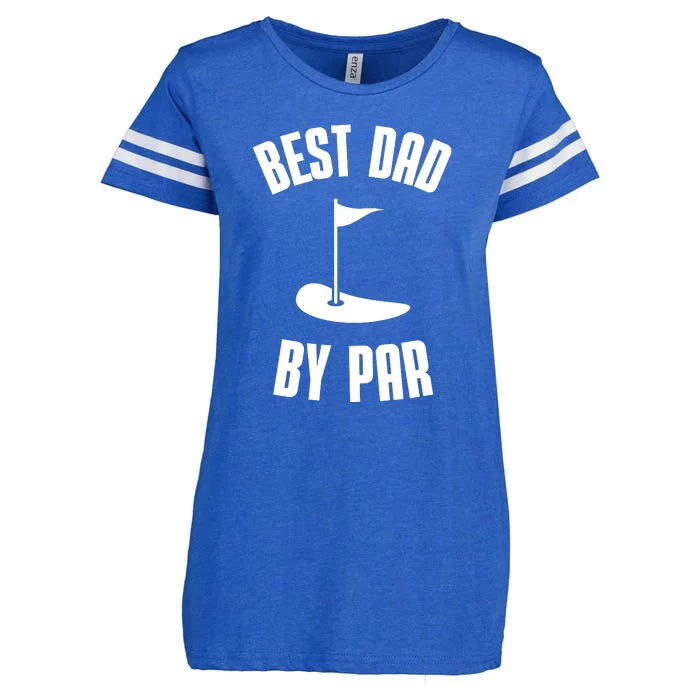 Best Dad By Par Funny Golf Enza Ladies Jersey Football T-Shirt