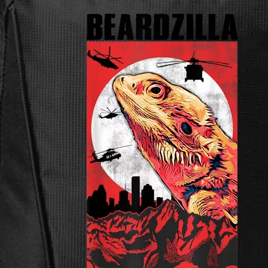 Bearded Dragon Beardzilla Funny Bearded Dragon City Backpack