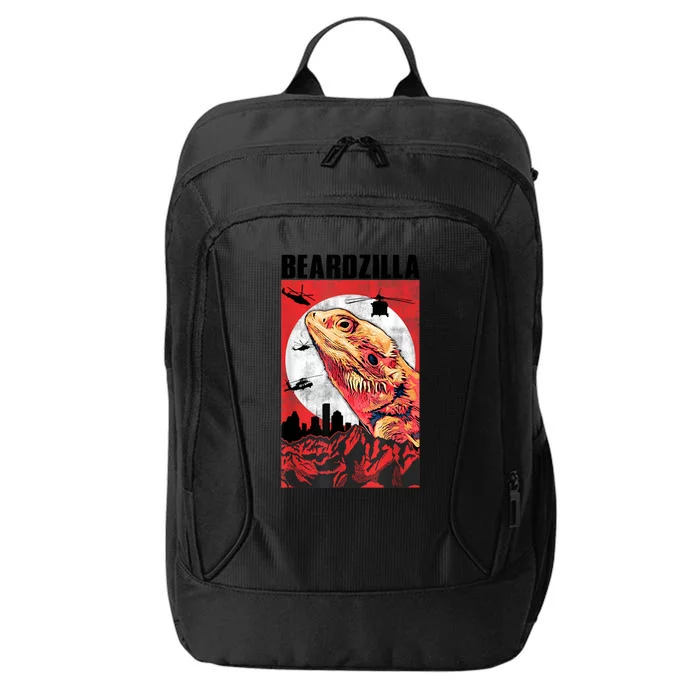 Bearded Dragon Beardzilla Funny Bearded Dragon City Backpack