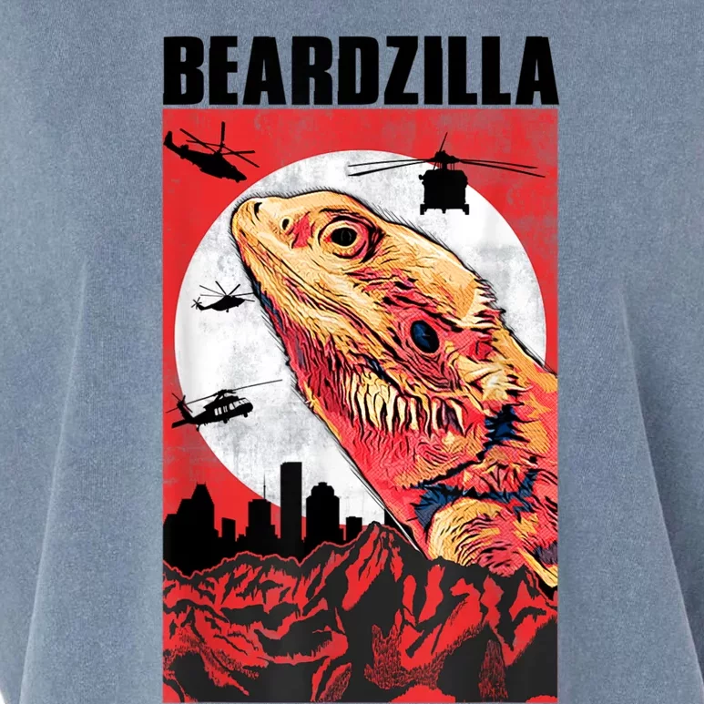 Bearded Dragon Beardzilla Funny Bearded Dragon Garment-Dyed Women's Muscle Tee