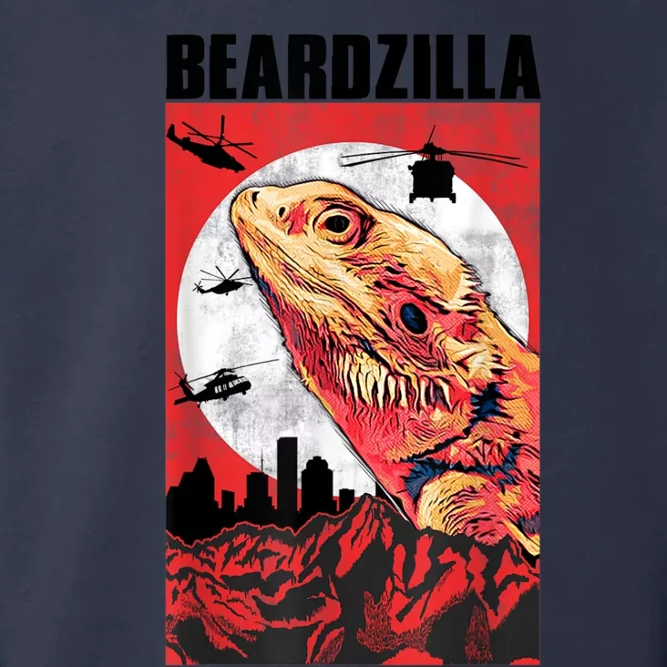 Bearded Dragon Beardzilla Funny Bearded Dragon Toddler Hoodie