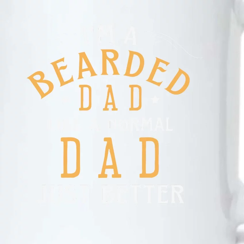 Bearded Dad Beard Humor Black Color Changing Mug