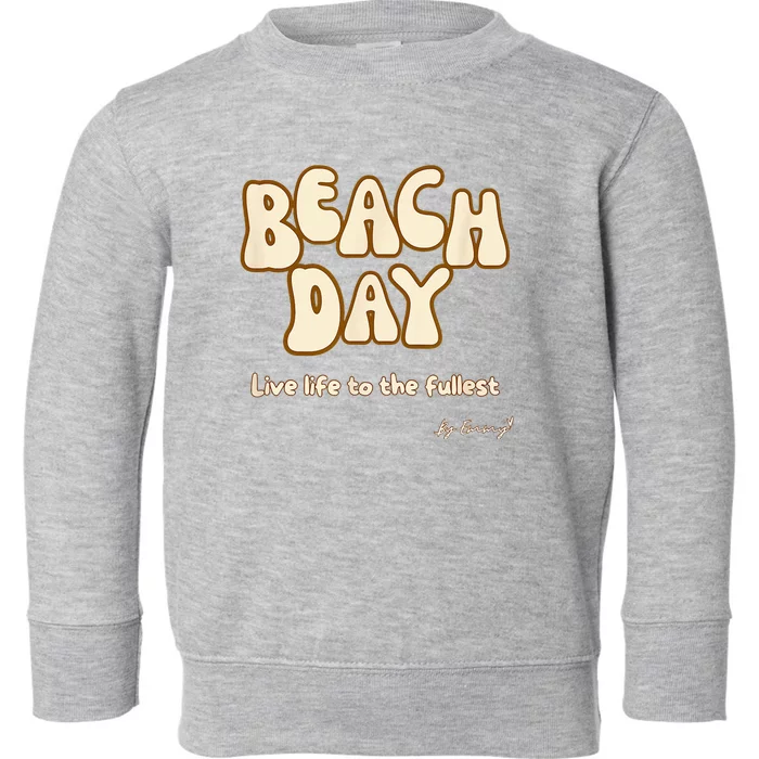 Beach Day Toddler Sweatshirt