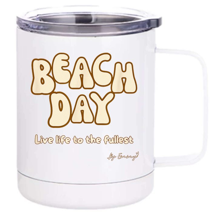 Beach Day  12 oz Stainless Steel Tumbler Cup