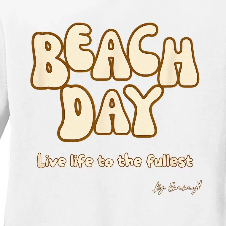 Beach Day Ladies Long Sleeve Shirt