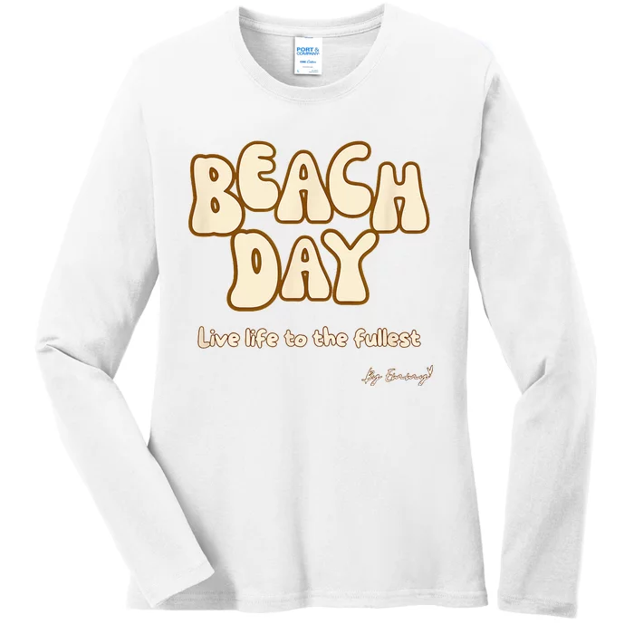 Beach Day Ladies Long Sleeve Shirt