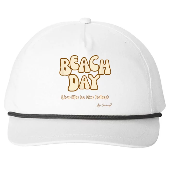 Beach Day Snapback Five-Panel Rope Hat