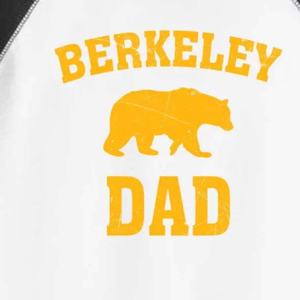 Berkeley Dad Bear Graphic FatherS Day Gift Toddler Fine Jersey T-Shirt