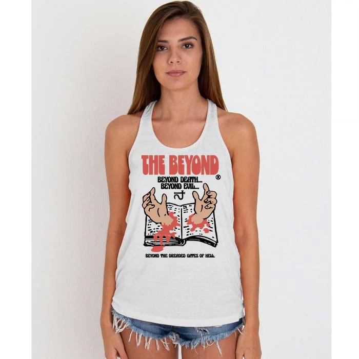 Beyond Death Beyond Evil Women's Knotted Racerback Tank