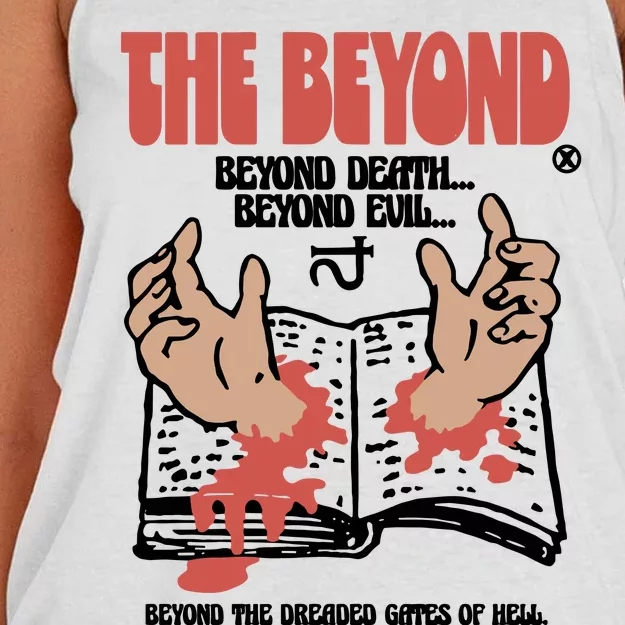 Beyond Death Beyond Evil Women's Knotted Racerback Tank