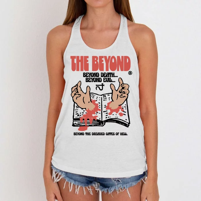 Beyond Death Beyond Evil Women's Knotted Racerback Tank