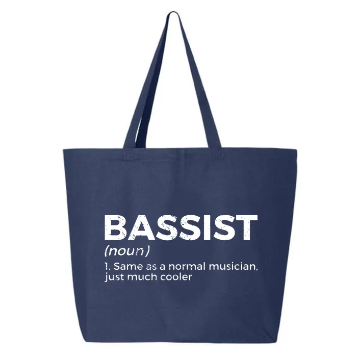 Bassist Definition Bass Player For Musicians 25L Jumbo Tote