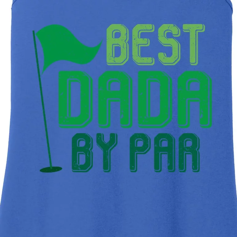 Best Dada By Par Funny Gift For FatherS Day Golfer Dad Grandpa Gift Ladies Essential Tank