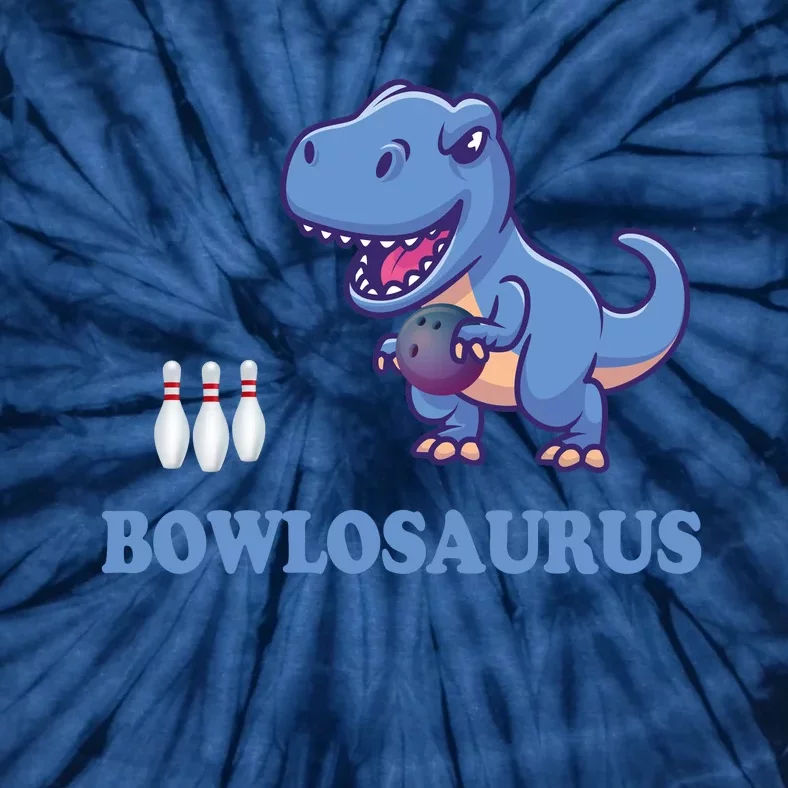 Bowling Dinosaur Tie-Dye T-Shirt