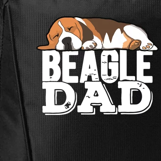 Beagle Dad Beagle Dog Lover Gift Premium City Backpack