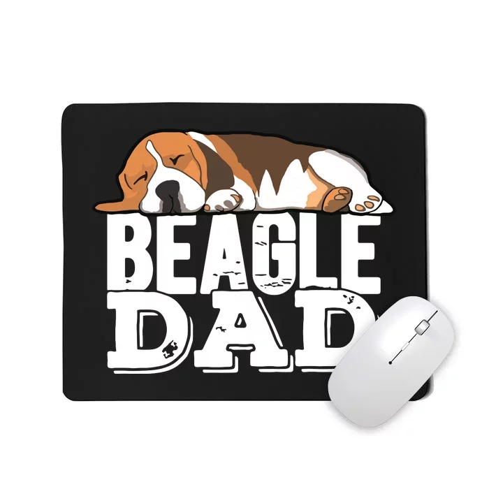 Beagle Dad Beagle Dog Lover Gift Premium Mousepad