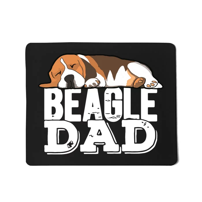 Beagle Dad Beagle Dog Lover Gift Premium Mousepad