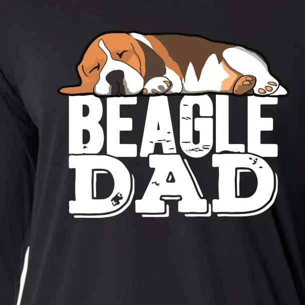 Beagle Dad Beagle Dog Lover Gift Premium Cooling Performance Long Sleeve Crew