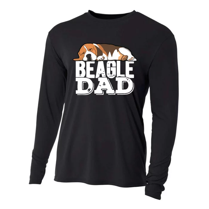 Beagle Dad Beagle Dog Lover Gift Premium Cooling Performance Long Sleeve Crew