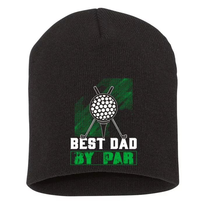 BEST DAD By PAR Custom Golf T Short Acrylic Beanie