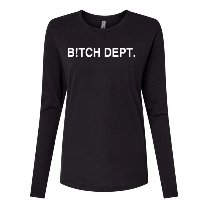 Bitch Dept Womens Cotton Relaxed Long Sleeve T-Shirt