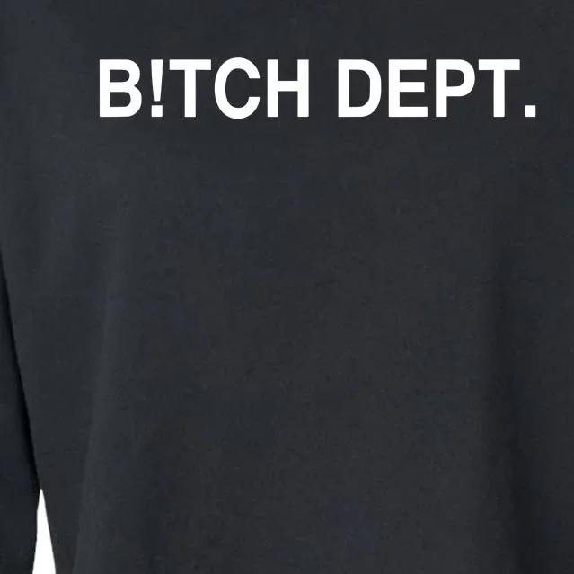 Bitch Dept Cropped Pullover Crew