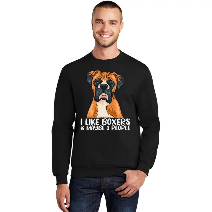 Boxer Dog Boxer Lover Gift Funny Boxer Sweatshirt