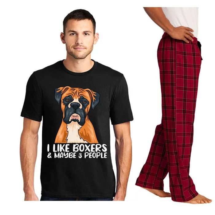 Boxer Dog Boxer Lover Gift Funny Boxer Pajama Set