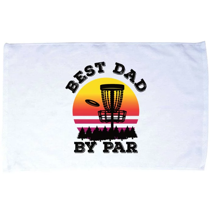 Best Dad By Par Disc Golf Frisbee Golf Microfiber Hand Towel