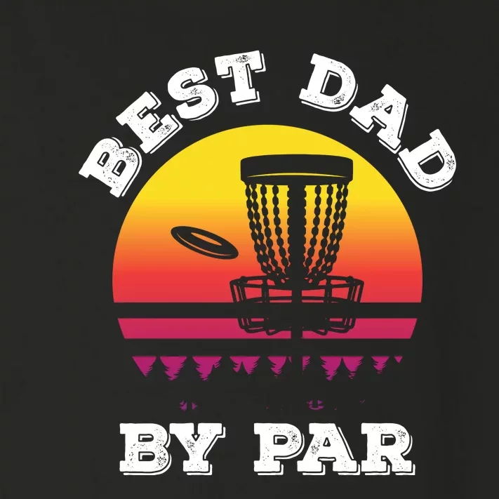 Best Dad By Par Disc Golf Frisbee Golf Toddler Long Sleeve Shirt