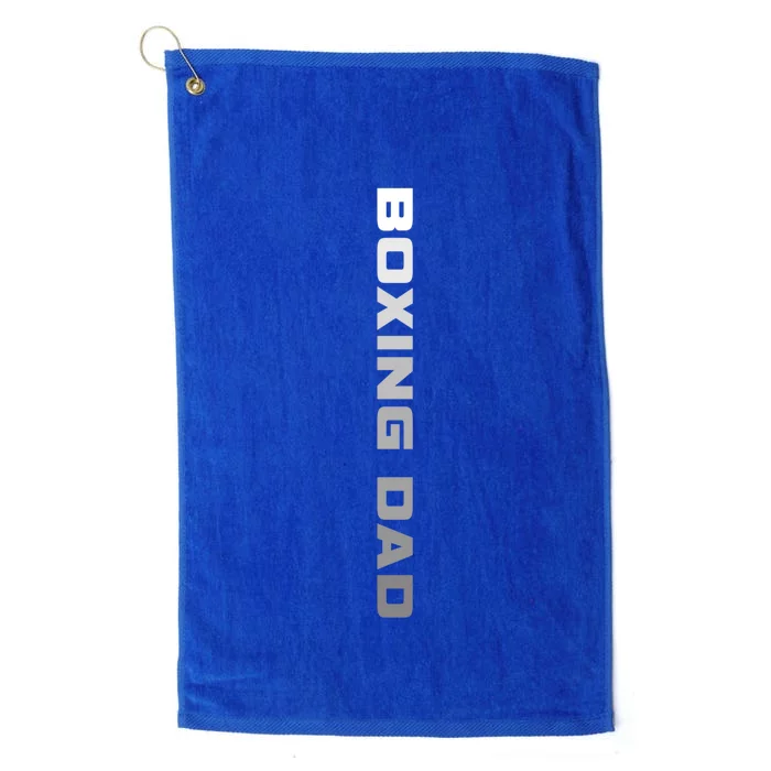 Boxing Dad Boxer Boxing Gift Platinum Collection Golf Towel