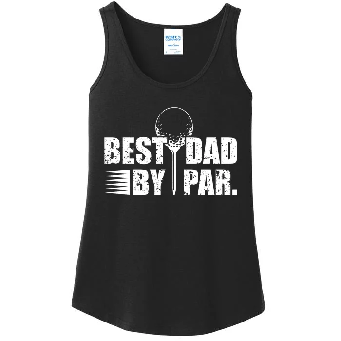 Best Dad By Par Ladies Essential Tank