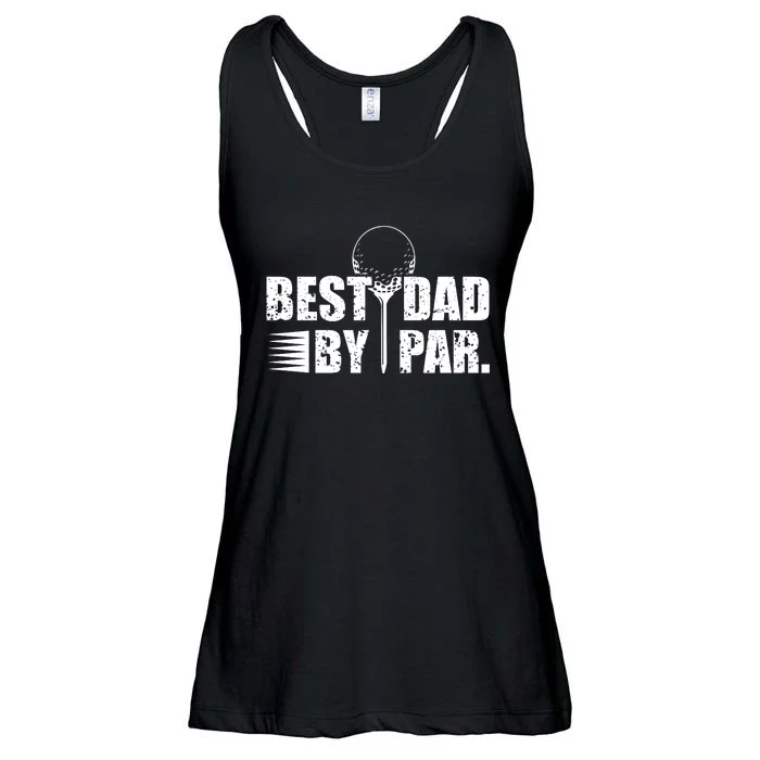 Best Dad By Par Ladies Essential Flowy Tank