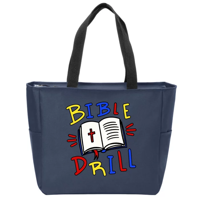 Bible Drill Zip Tote Bag