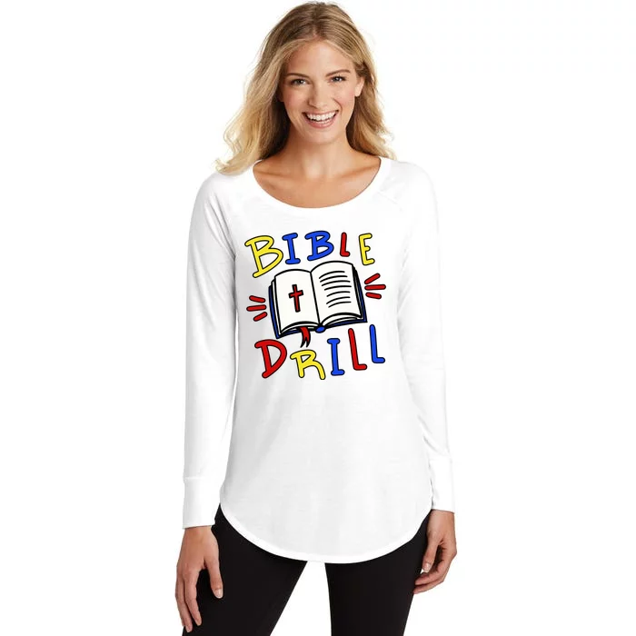 Bible Drill Women's Perfect Tri Tunic Long Sleeve Shirt