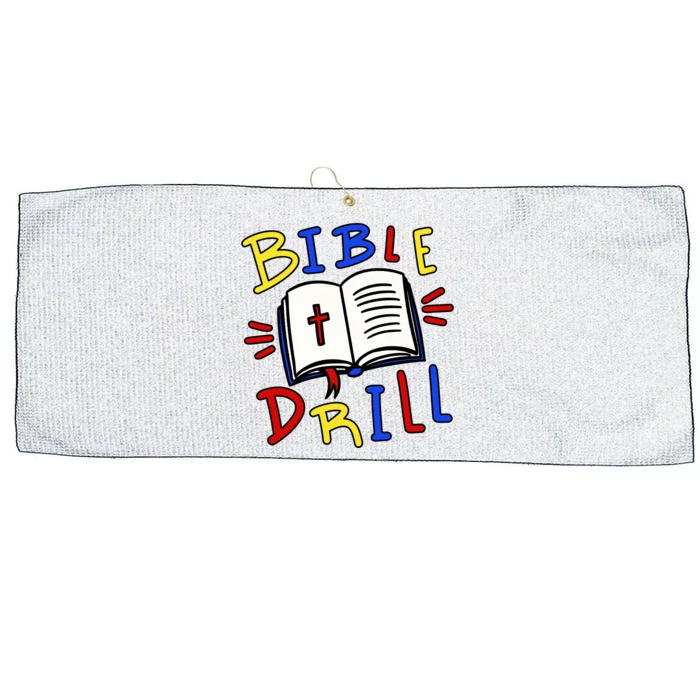 Bible Drill Large Microfiber Waffle Golf Towel