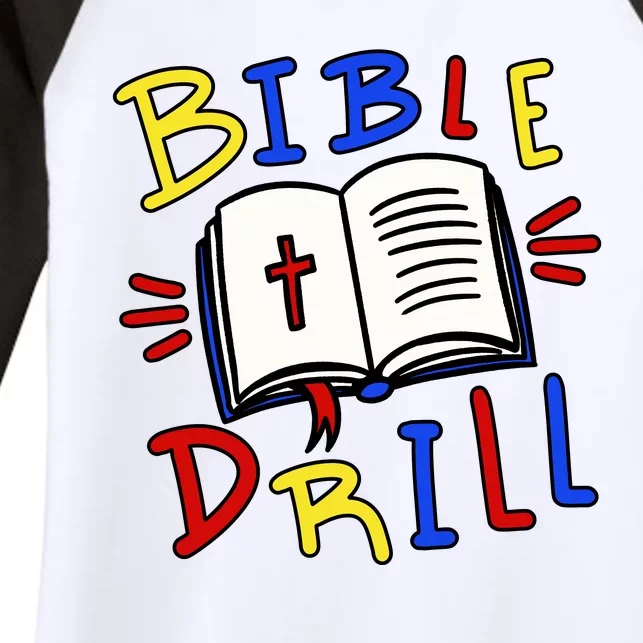 Bible Drill Women's Tri-Blend 3/4-Sleeve Raglan Shirt