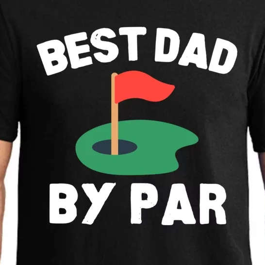 Best Dad By Par Golf Humor Father Gift Pajama Set