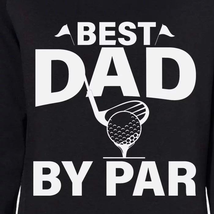 Best Dad By Par Womens California Wash Sweatshirt