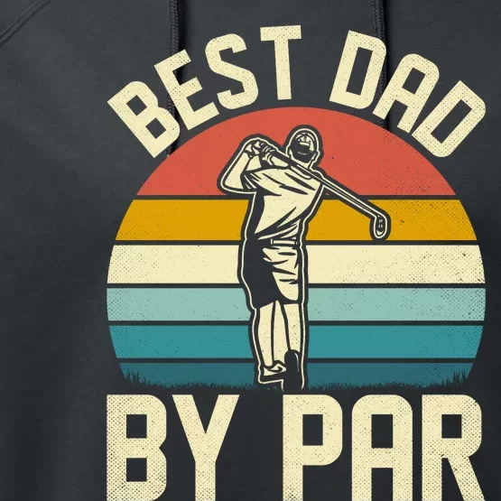 Best Dad By Par Performance Fleece Hoodie