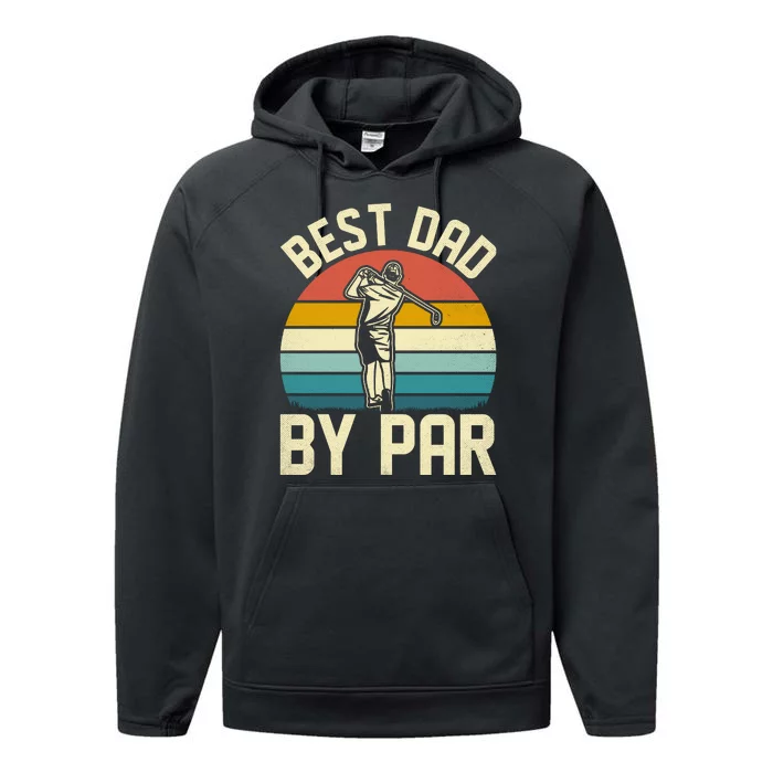 Best Dad By Par Performance Fleece Hoodie