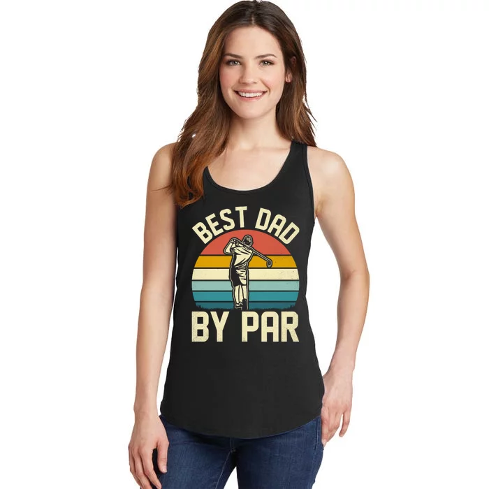 Best Dad By Par Ladies Essential Tank