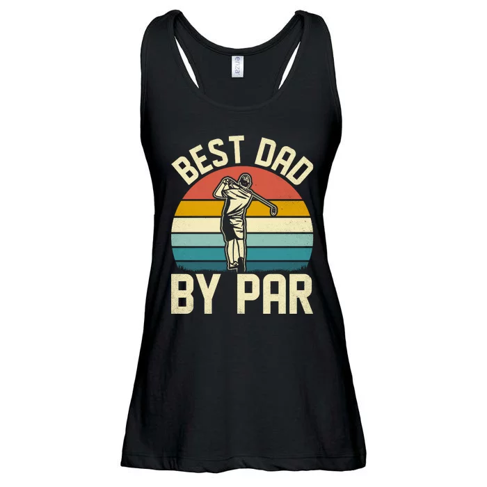 Best Dad By Par Ladies Essential Flowy Tank