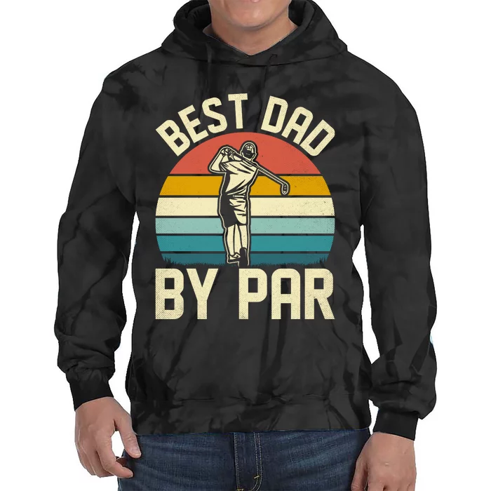 Best Dad By Par Tie Dye Hoodie