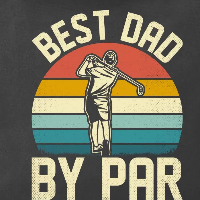 Best Dad By Par Zip Tote Bag