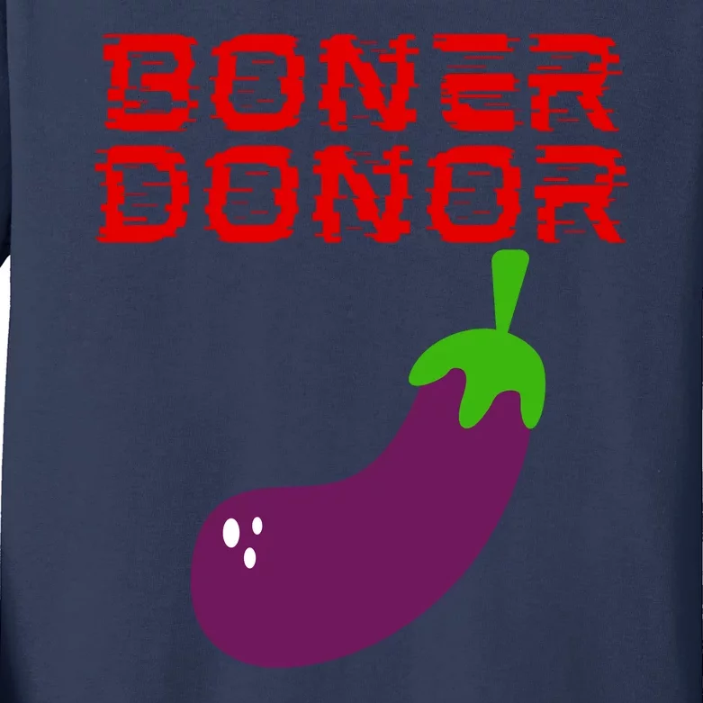 Boner Doner Kids Long Sleeve Shirt